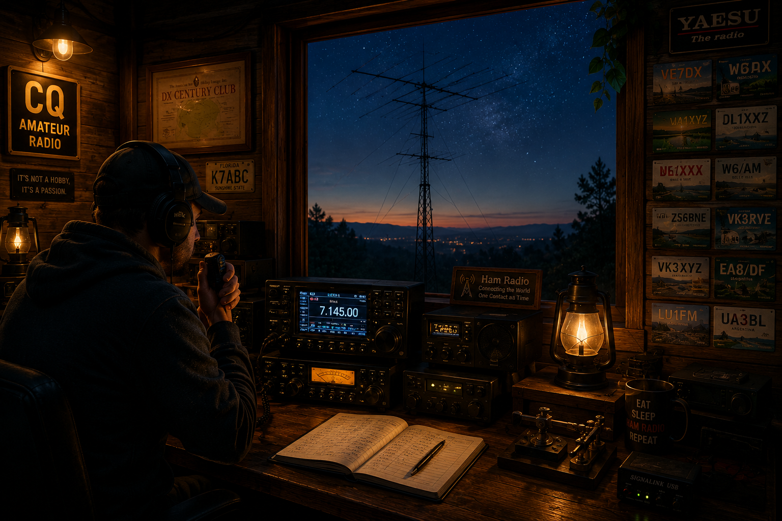 Night on 40m